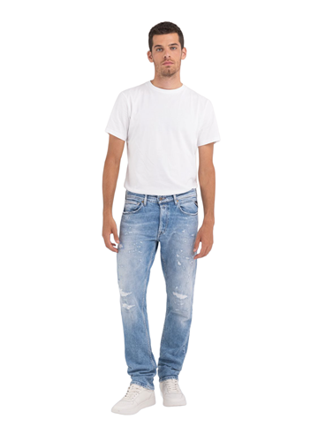 Replay STRAIGHT FIT GROVER JEANS MA972Q 773 666 - 1