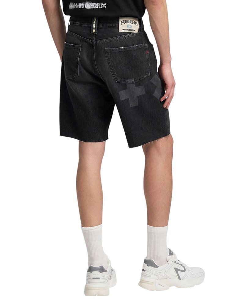 Replay 9ZERO1 REPLAY X MARTIN GARRIX STRAIGHT FIT KRATKE JEANS HLAČE MMG9ZY 804 770 - 3