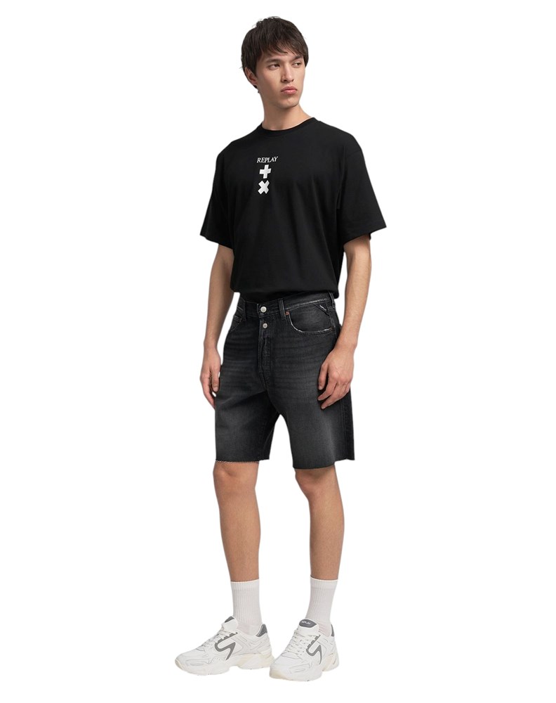 Replay 9ZERO1 REPLAY X MARTIN GARRIX STRAIGHT FIT KRATKE JEANS HLAČE MMG9ZY 804 770 - 4