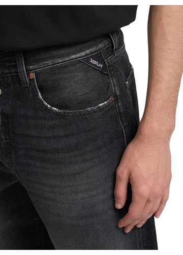 Replay 9ZERO1 REPLAY X MARTIN GARRIX STRAIGHT FIT KRATKE JEANS HLAČE MMG9ZY 804 770 - 5