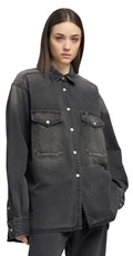 9ZERO1 CRNA DENIM KOŠULJA W2Z1   906 91C - 2