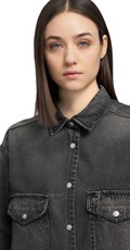 9ZERO1 CRNA DENIM KOŠULJA W2Z1   906 91C - 5