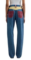 9ZERO1 STRAIGHT FIT JEANS HLAČE WL9Z1 10375 - 3