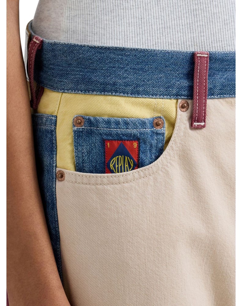 Replay 9ZERO1 STRAIGHT FIT JEANS HLAČE WL9Z1 10375 - 5