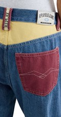 9ZERO1 STRAIGHT FIT JEANS HLAČE WL9Z1 10375 - 7