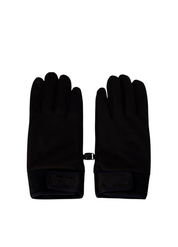 Replay CRNE NEOPRENSKE RUKAVICE S LOGOTIP NATPISOM - 1