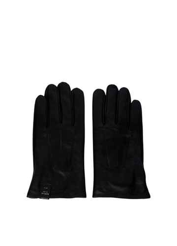 Replay KOŽNE RUKAVICE S MINI LOGOTIP ETIKETOM  - 1