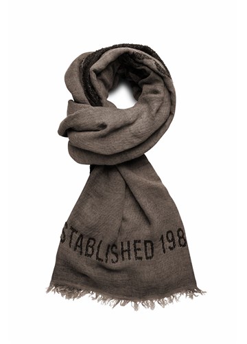 Replay ŠAL S NATPISOM I RESICAMA U SMEĐOJ BOJI - 1