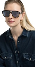HAVANA BLACK UNISEX NAOČALE S PRAVOKUTNIM OKVIROM - 4