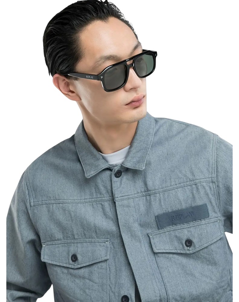 Replay UNISEX ACETATE SUNČANE NAOČALE U CRNOJ BOJI  - 3