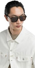 UNISEX ACETATE SUNČANE NAOČALE U SMEĐOJ BOJI - 3