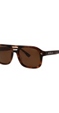 UNISEX ACETATE SUNČANE NAOČALE U SMEĐOJ BOJI - 2