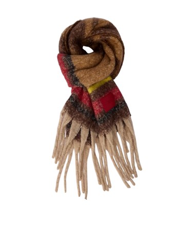 Replay šareni karirani šal s resicama