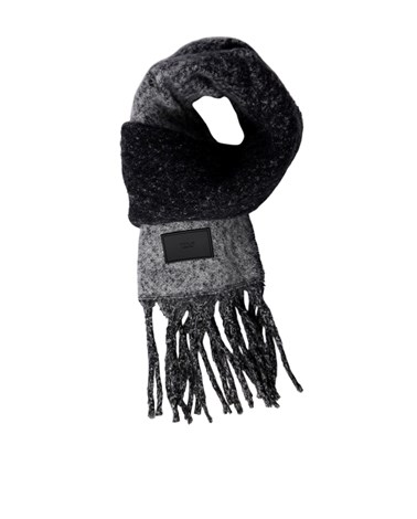 Replay sivi šal s kontrastnom logotip etiketom