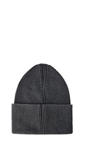 SIVA UNISEX PAMUČNA KAPA S PLETENOM LOGOTIP ZAKRPOM - 2