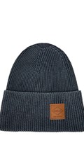 PLAVA UNISEX PAMUČNA KAPA S PLETENOM LOGOTIP ZAKRPOM - 1