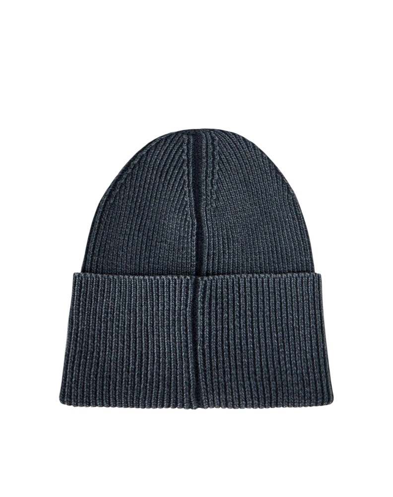 Replay PLAVA UNISEX PAMUČNA KAPA S PLETENOM LOGOTIP ZAKRPOM - 2