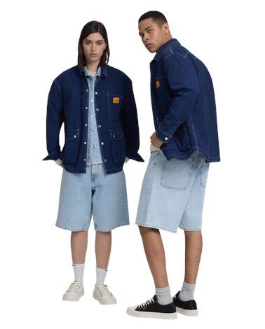 KU1005 D944003 Replay agender replay inc. loose-fit coleman kratke hlače Replay agender replay inc. loose-fit coleman kratke hlače