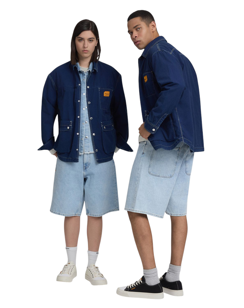 Replay AGENDER REPLAY INC. LOOSE-FIT COLEMAN KRATKE HLAČE - 2