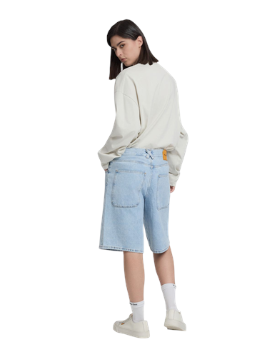 Replay AGENDER REPLAY INC. LOOSE-FIT COLEMAN KRATKE HLAČE - 4 Replay AGENDER REPLAY INC. LOOSE-FIT COLEMAN KRATKE HLAČE - 4