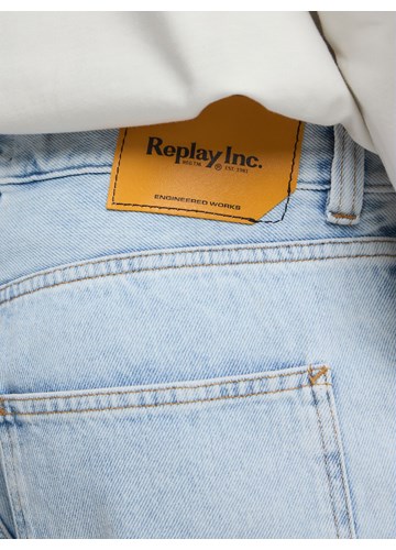 Replay AGENDER REPLAY INC. LOOSE-FIT COLEMAN KRATKE HLAČE - 7 Replay AGENDER REPLAY INC. LOOSE-FIT COLEMAN KRATKE HLAČE - 7