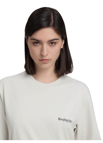 Replay AGENDER REPLAY INC. BIJELA MAJICA S LOGOM - 5