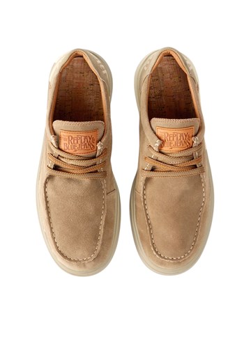 Replay ALCYON 2 SUEDE MOKASINE OD BRUŠENE KOŽE - 4