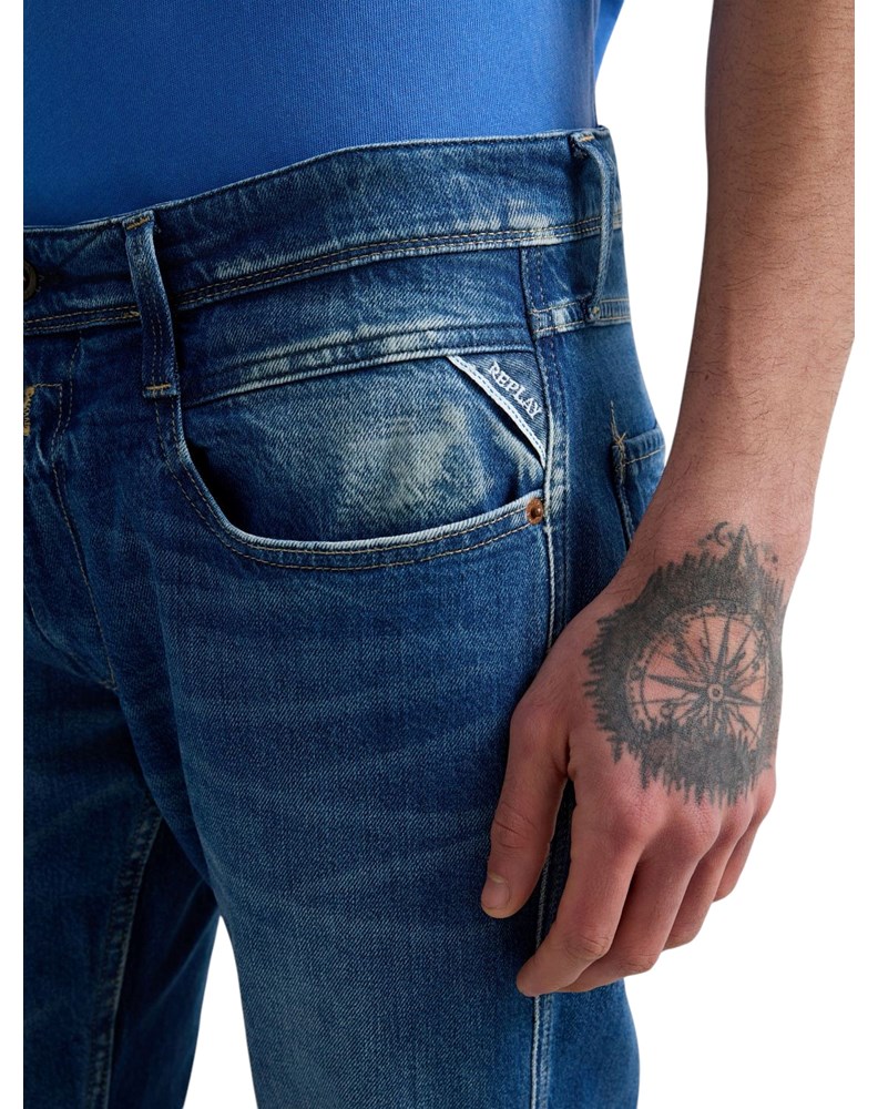 Replay ANBASS SLIM FIT JEANS M914B  727 174 - 8