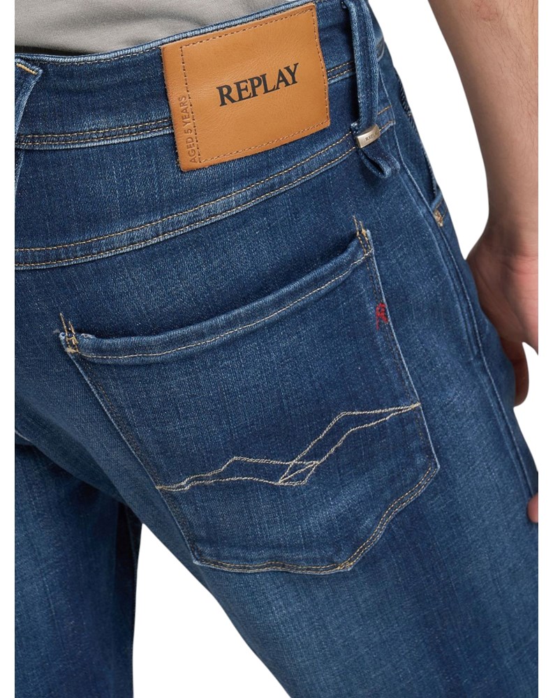 Replay ANBASS SLIM FIT HLAČE M914Q  141 908 - 7