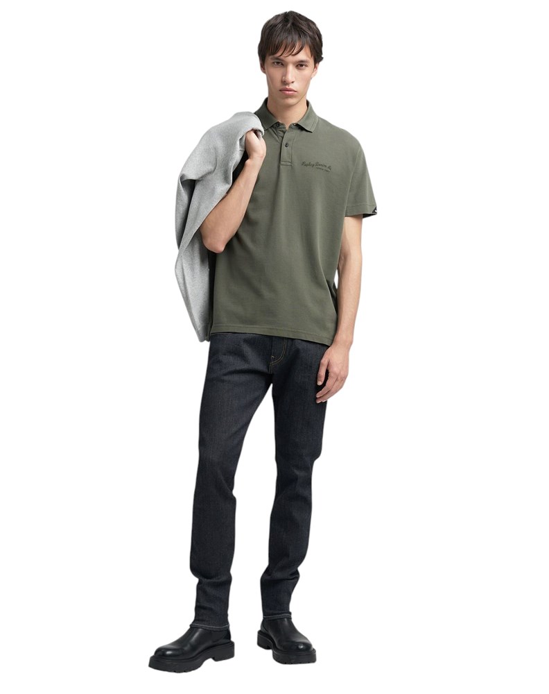 Replay ANBASS HYPERFLEX RE-USED SLIM FIT JEANS HLAČE M914Y  661 FI3 - 1