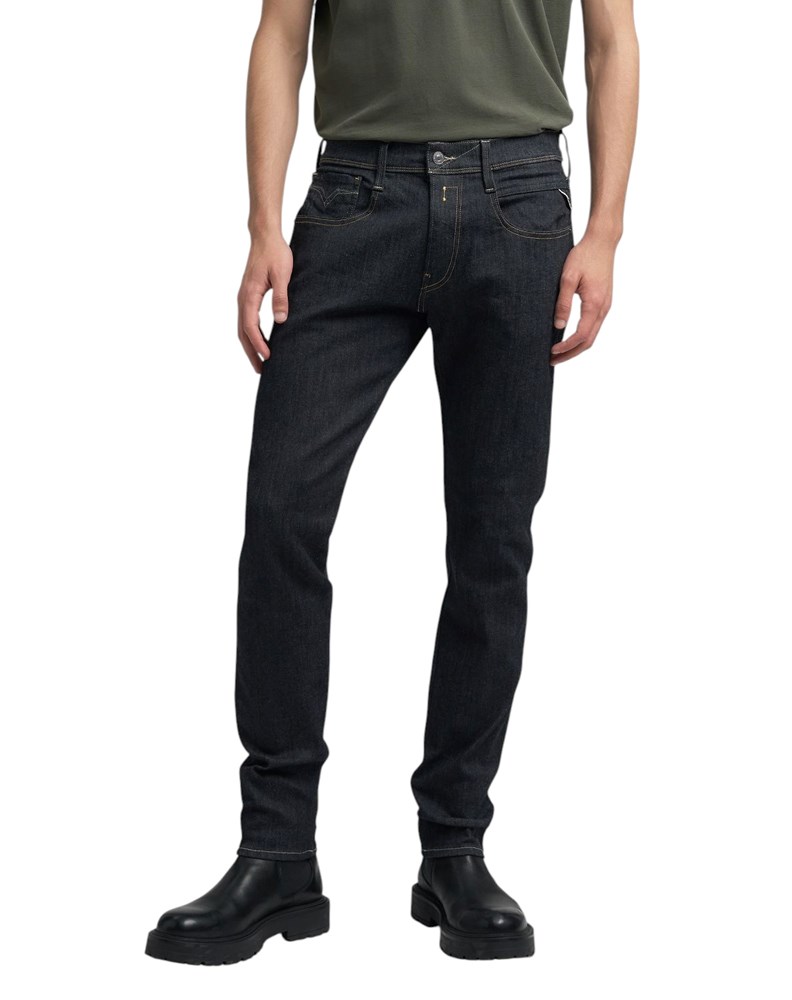 Replay ANBASS HYPERFLEX RE-USED SLIM FIT JEANS HLAČE M914Y  661 FI3 - 2