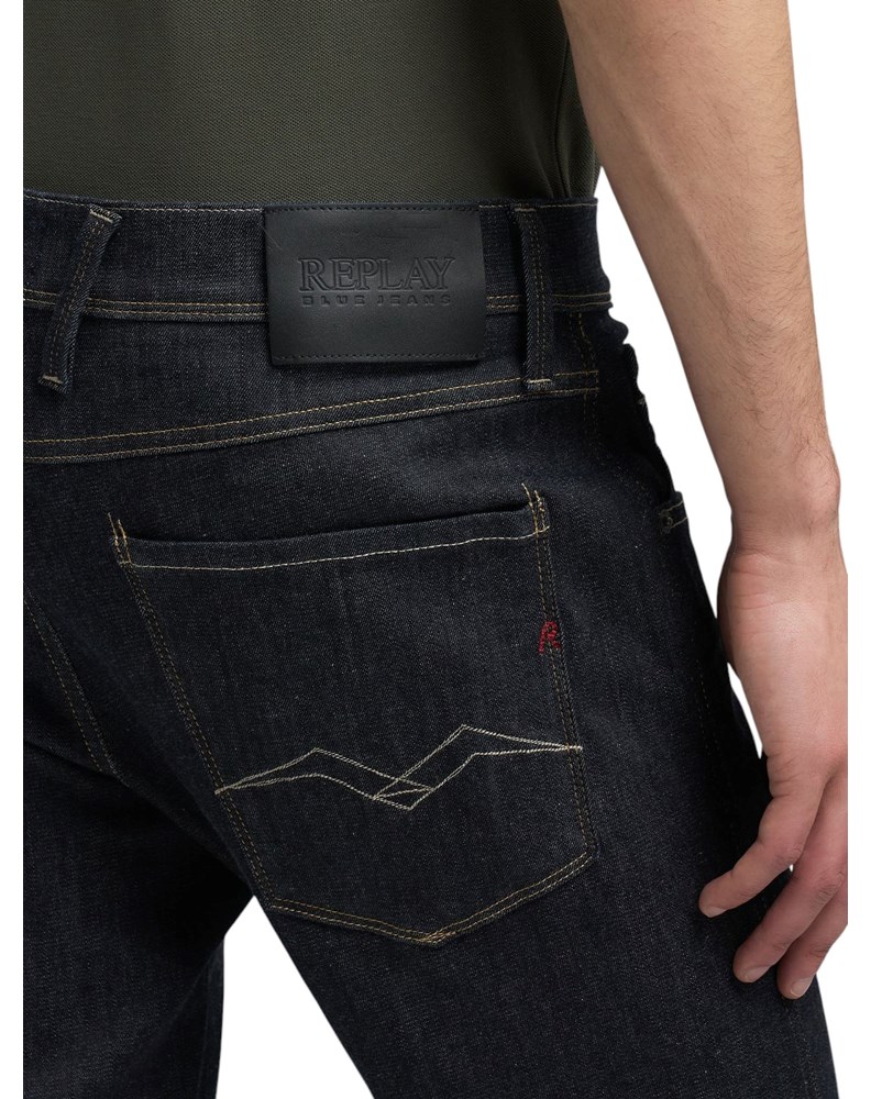 Replay ANBASS HYPERFLEX RE-USED SLIM FIT JEANS HLAČE M914Y  661 FI3 - 6