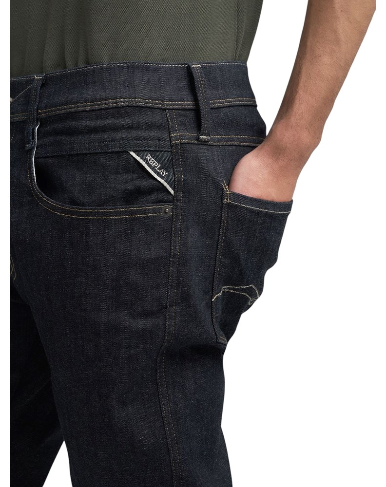 Replay ANBASS HYPERFLEX RE-USED SLIM FIT JEANS HLAČE M914Y  661 FI3 - 7