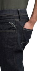 ANBASS HYPERFLEX RE-USED SLIM FIT JEANS HLAČE M914Y  661 FI3 - 7