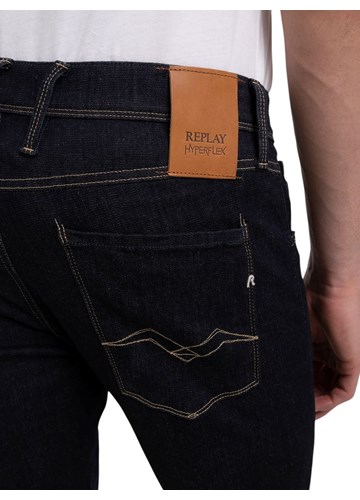 Replay ANBASS HYPERFLEX RE-USED SLIM FIT JEANS HLAČE M914Y  661 FI3 - 8