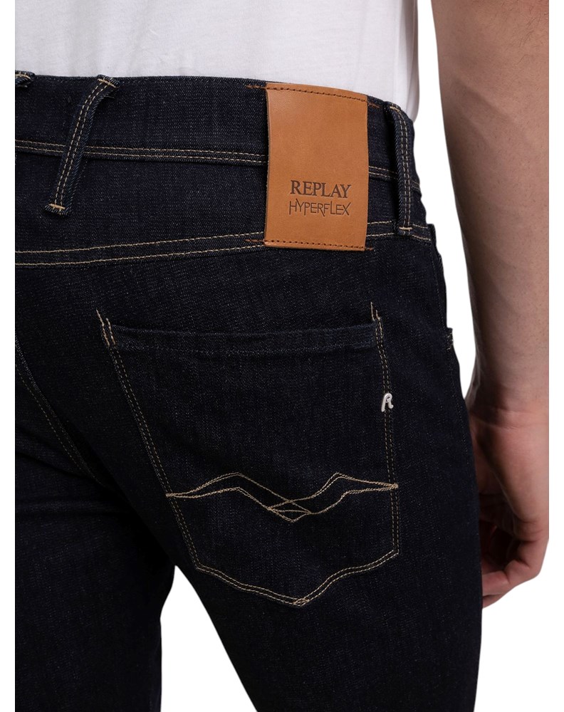 Replay ANBASS HYPERFLEX RE-USED SLIM FIT JEANS HLAČE M914Y  661 FI3 - 8