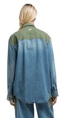 ATELIER DENIM KOŠULJA S UMETCIMA - 4
