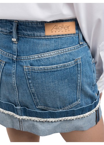 Replay ATELIER DENIM MINI SUKNJA - 6