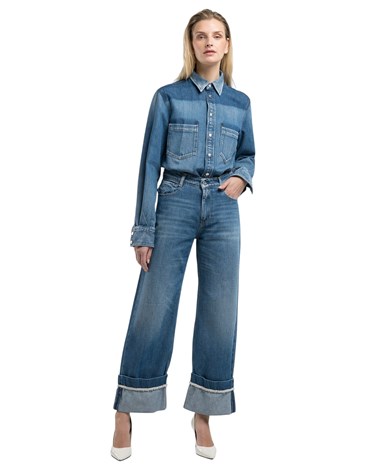 WI522A A894075 Replay atelier wide fit jeans wi522a a894075 Replay atelier wide fit jeans wi522a a894075