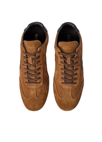 Replay BACKWARD UNION MUŠKE TENISICE OD BRUŠENE KOŽE - 4