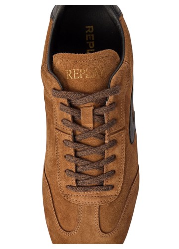 Replay BACKWARD UNION MUŠKE TENISICE OD BRUŠENE KOŽE - 5