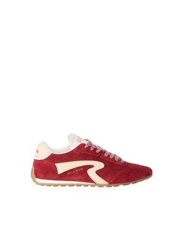 Replay backward w tonal tenisice od crvene brušene kože