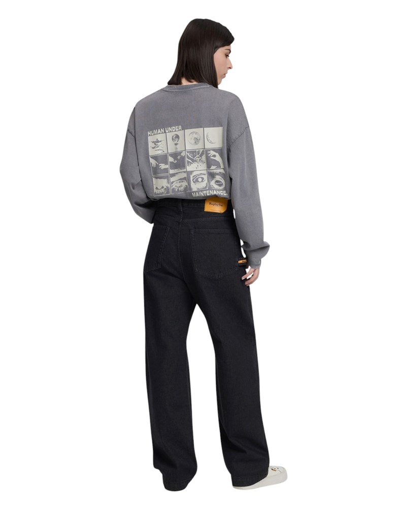 Replay BAGGY-FIT AGENDER REPLAY INC. PITMAN JEANS - 4