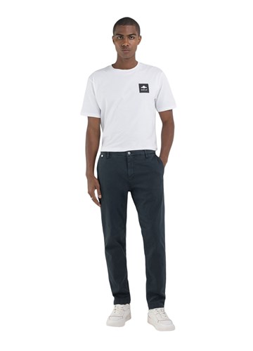 Replay BENNI HYPERFLEX REGULAR FIT CHINO HLAČE U PETROL PLAVOJ BOJI M9722E 8366197 - 1