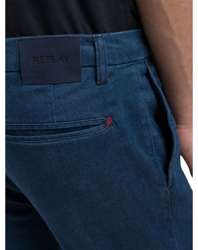 Replay BENNI REGULAR FIT CHINO HLAČE OD TRAPERA M9722A 881 804 - 7