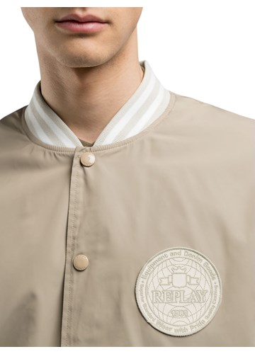 Replay BEŽ KOLEDŽ BOMBER JAKNA - 5 Replay BEŽ KOLEDŽ BOMBER JAKNA - 5