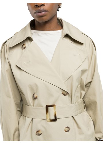 Replay BEŽ KRATKI BALONER OPUŠTENOG KROJA - 4