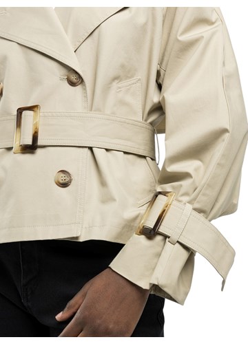 Replay BEŽ KRATKI BALONER OPUŠTENOG KROJA - 5