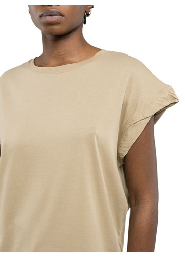 Replay BEŽ MAJICA KRATKIH RUKAVA S ISPISOM SLOVA NA POLEĐINI - 5