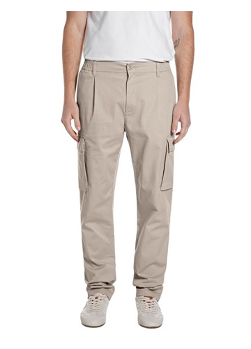 Replay BEŽ ADHANN CARGO HLAČE - 1